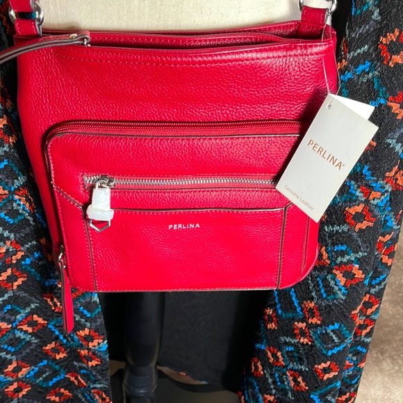 perlina isabelle leather backpack